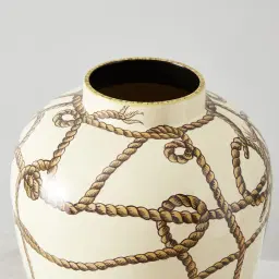 Knotted Porcelain Jar