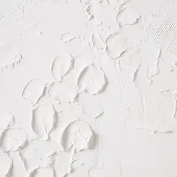White Textured Abstract Painting