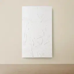White Textured Abstract Painting