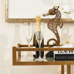 Seahorse Bronze Resin Decorative