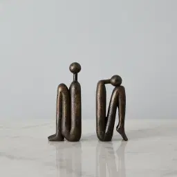 Desolation Bronze Resin Bookend