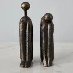 Desolation Bronze Resin Bookend