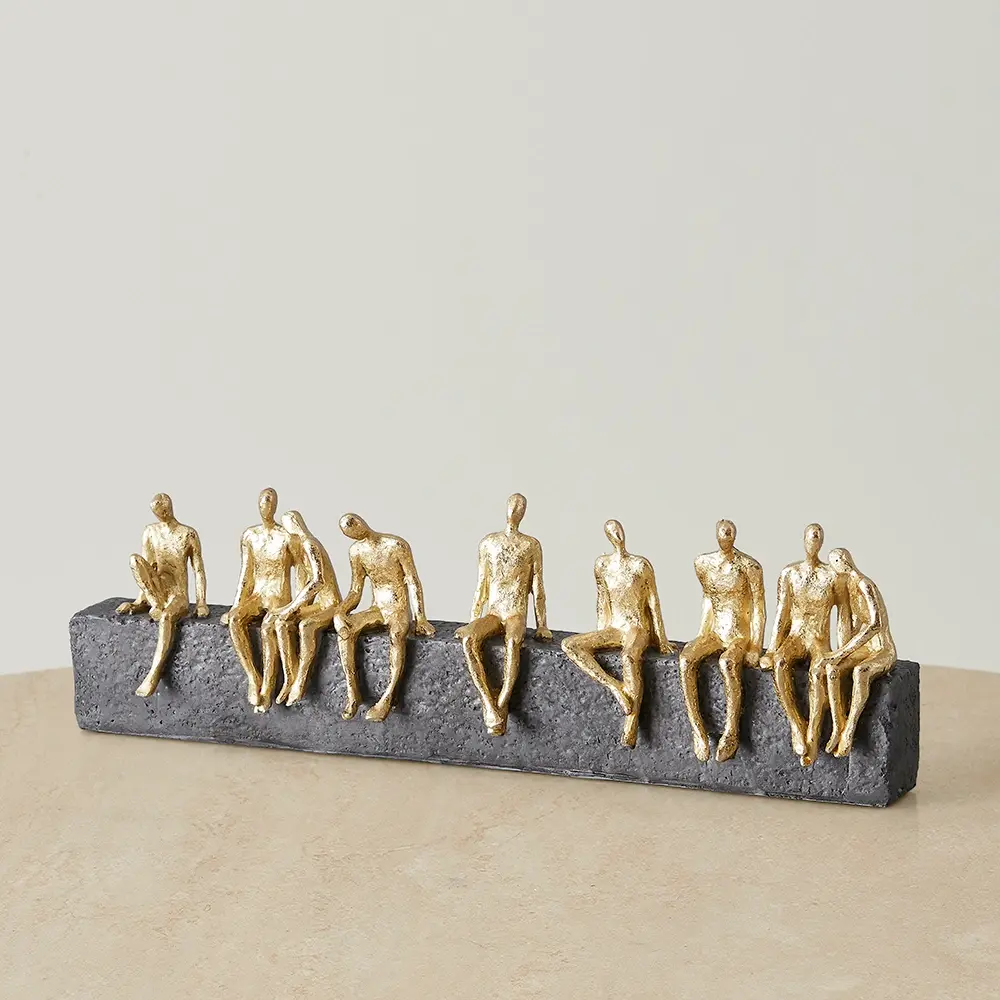 Collective Gold Resin Decorative