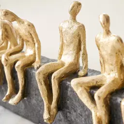 Collective Gold Resin Decorative