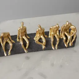 Collective Gold Resin Decorative