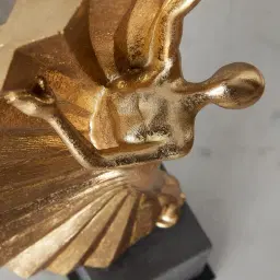 Nina Ballerina Gold Resin Decorative