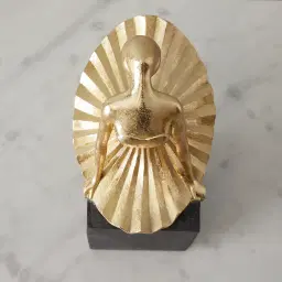 Alicia Ballerina Gold Resin Decorative