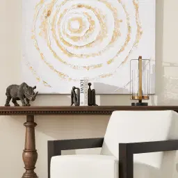 Rocky Rhino Bronze Resin Decorative