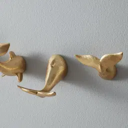 Heart of the Sea Gold Resin Wall Decor (Set of 5)