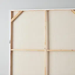 White Banana Leaves Painting