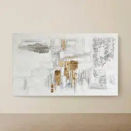 Golden Embers Abstract Painting