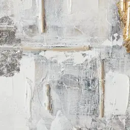 Golden Embers Abstract Painting