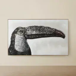 Earth-toned Toucan Painting