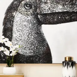 Earth-toned Toucan Painting