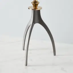 Gaia Grey Metal Globe With 3-Leg Stand