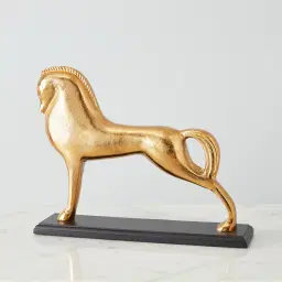 Stance Gold Horse Metal Decorative