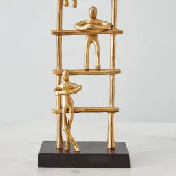 The Climb Gold Metal Decorative
