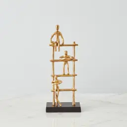 The Climb Gold Metal Decorative