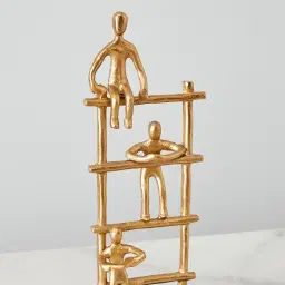 The Climb Gold Metal Decorative