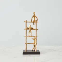 The Climb Gold Metal Decorative