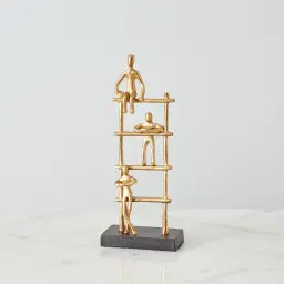 The Climb Gold Metal Decorative