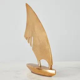 Sailboat Gold Metal Decorative