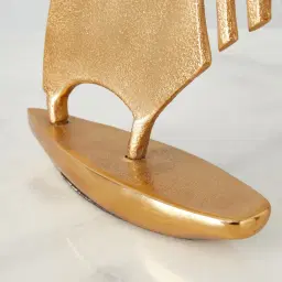 Sailboat Gold Metal Decorative