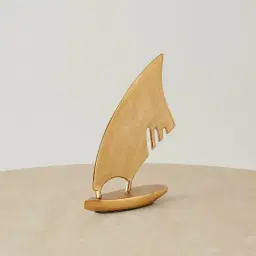 Sailboat Gold Metal Decorative