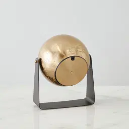 Jiffy Matte Antique Brass Clock