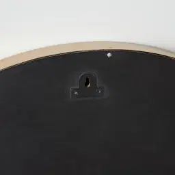 Miriam Matte Antique Brass Croc Pattern Wall Clock