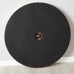 Miriam Matte Antique Brass Croc Pattern Wall Clock