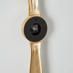 Time Keeper Matte Antique Brass Wall Clock