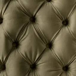 Kelly Olive Green Velvet 2-Seater Sofa Gold Legs