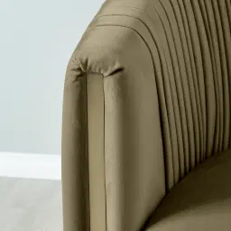 Crown Olive Green Velvet Occasional Chair