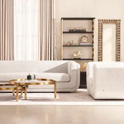 Daphne Black and Gold Carved Wooden Rectangle Mirror