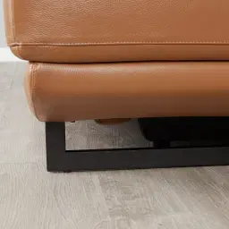 Elena Savannah Brown Leather 3-Seater Electric Recliner