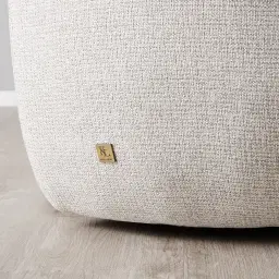 Everett Dove Grey Woven 2-Seater Fabric Sofa