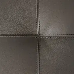 Alessia Warm Stone Grey Leather Dual Electric Recliner Lounge - Right