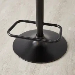 Cres Glacier Grey Vegan Leather Bar Stool