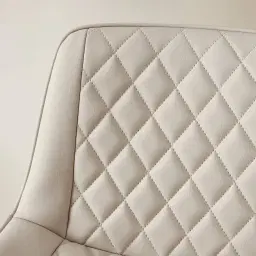 Gavin Glacier Grey Vegan Leather Bar Stool