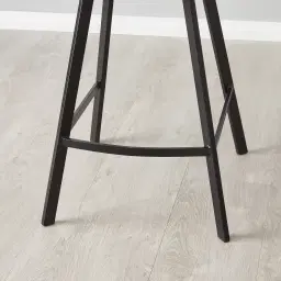 Gavin Glacier Grey Vegan Leather Bar Stool