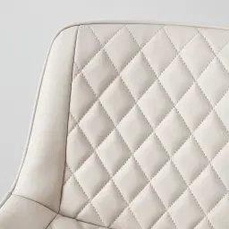 Gavin Glacier Grey Vegan Leather Bar Stool