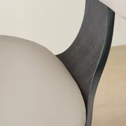 Ryker Glacier Grey Vegan Leather Bar Stool