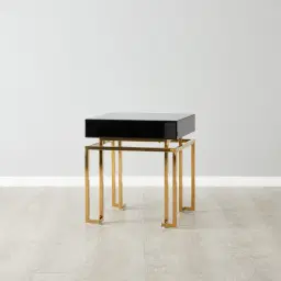 Luella Black Side Table