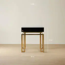 Luella Black Side Table