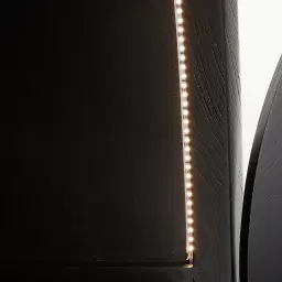 Fredrik Black Wooden Wine Display Cabinet	