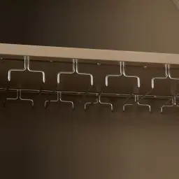 Fredrik Medium Brown Wooden Wine Display Cabinet