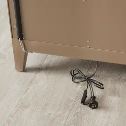 Fredrik Medium Brown Wooden Wine Display Cabinet