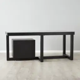 Dorothy Black Wooden Desk