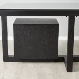 Dorothy Black Wooden Desk